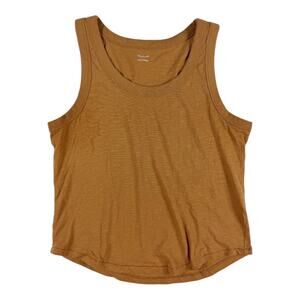 Madewell Brown Tank Top Women’s Size Large Sleeveless Casual Top L